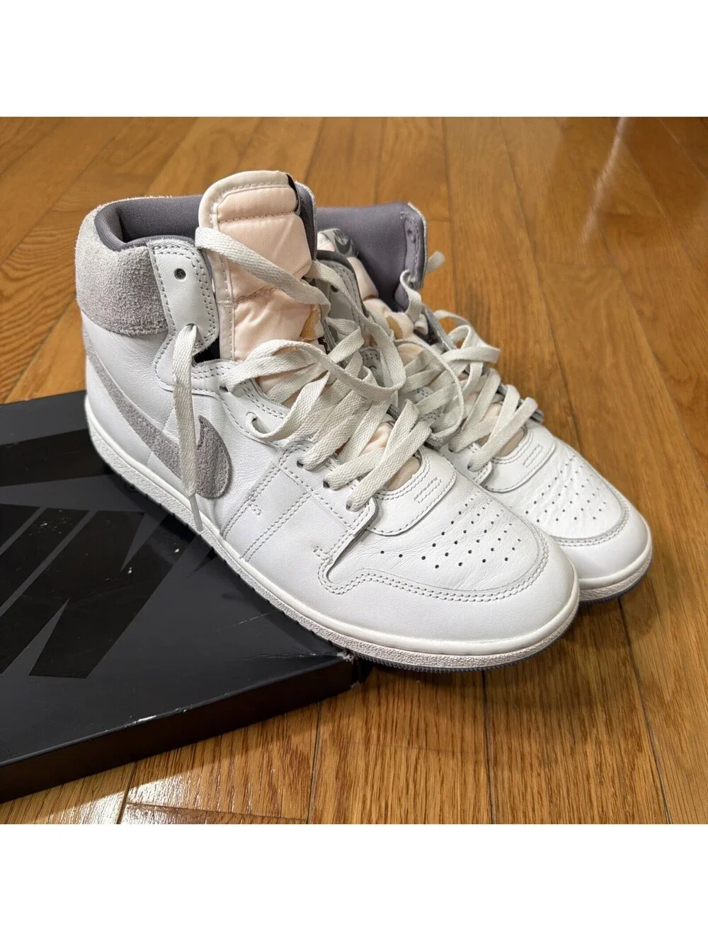 Size US 10.5 US Men’s Nike Air Ship PE SP  DZ3497 100 White/Tech Grey